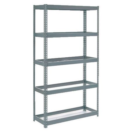 GLOBAL INDUSTRIAL Boltless Extra Heavy Duty Shelving 48W x 18D x 84H, 5 Shelves, No Deck 790CP2